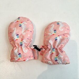 Pink Baby Snow Mittens